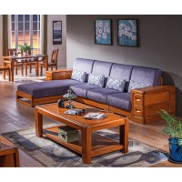 虔南世家雅致胡桃系列家具：916-2#轉(zhuǎn)角沙發(fā)