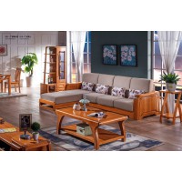 虔南世家雅致胡桃系列家具：921-1#轉(zhuǎn)角沙發(fā)