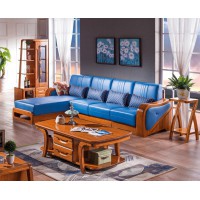 虔南世家雅致胡桃系列家具：915-1#轉(zhuǎn)角沙發(fā)