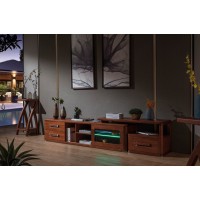 虔南世家斐然迪克品牌家具：966-2#電視柜、966-3#伸縮柜