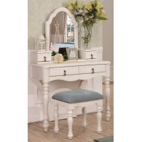 格爾登堡現代美式家具：妝臺、妝凳361#