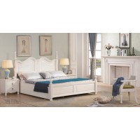 格爾登堡現代美式家具：高箱床9609#