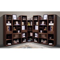 華軒家私烏金木轉(zhuǎn)角書(shū)架#