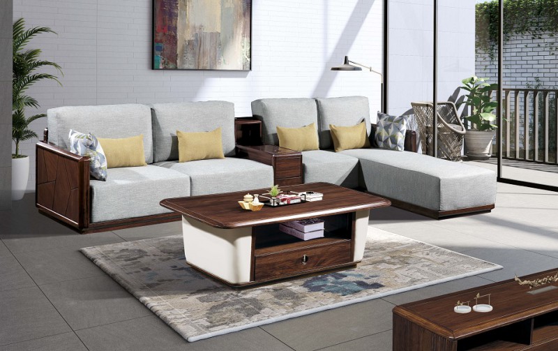 烏金木轉角沙發113#