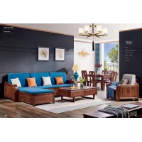 木郎輕奢家具：轉角沙發6831# 薄墊