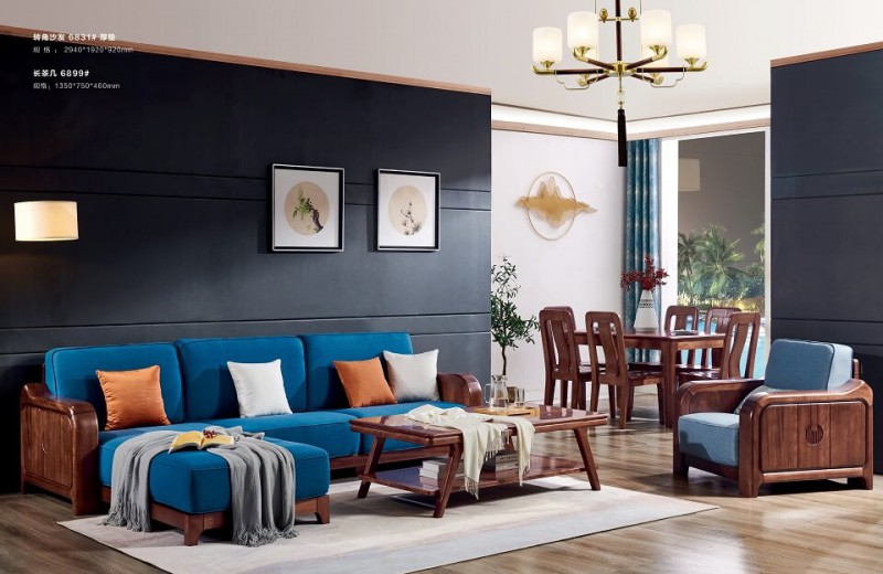 轉(zhuǎn)角沙發(fā)6831# 厚墊