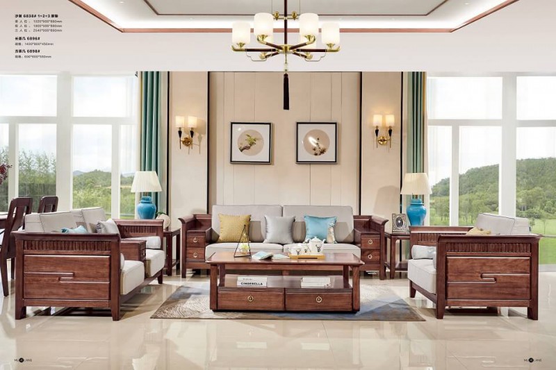 沙發6838# 1+2+3 厚墊