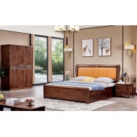 木郎輕奢家具：大床9306# 橙