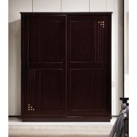 世華新中式家具：兩門推拉衣柜908#