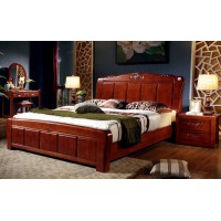 世華中式家具：大床8013#