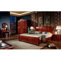 世華中式家具：大床8012#