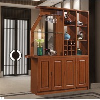 長城橡木客廳系列家具：間廳柜616#（四門）