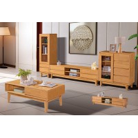 長城橡木客廳系列家具：中柜G610#、視品柜G612#、高柜G611#