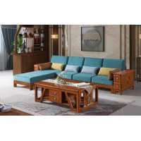 長城橡木客廳系列家具：沙發1903#（轉角）