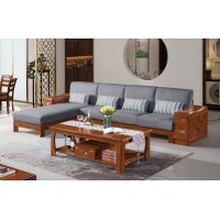 長城橡木客廳系列家具：沙發013#（轉角）