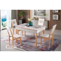 長城家具：餐臺H-293#（大理石）、餐椅535#