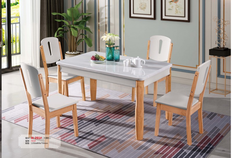 餐臺(tái)H-291#（大理石）、餐椅591#