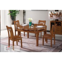 長城餐桌椅家具：餐臺8022#（木軌跳臺）、餐椅091#