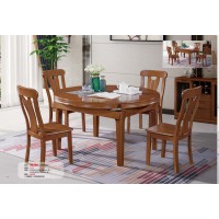 長城餐桌椅家具：餐臺8029#（鐵軌跳臺）、餐椅131#