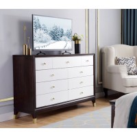 梵臣美尚現(xiàn)代美式輕奢家具：A8019九斗柜