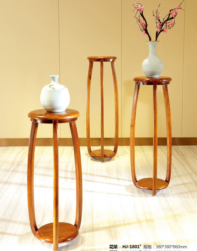 漢唐宮匠金絲柚木花架HJ-1801#