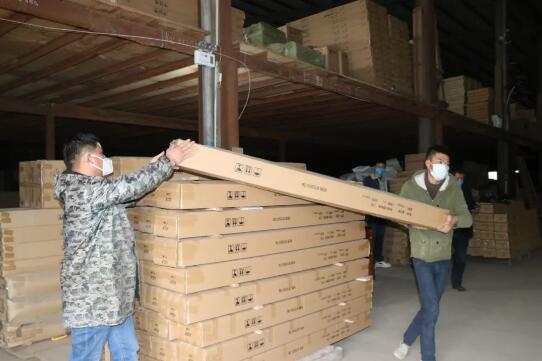 復工后馬上安排發貨，確保按時交貨