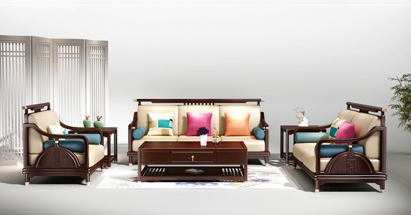 新中式沙發01