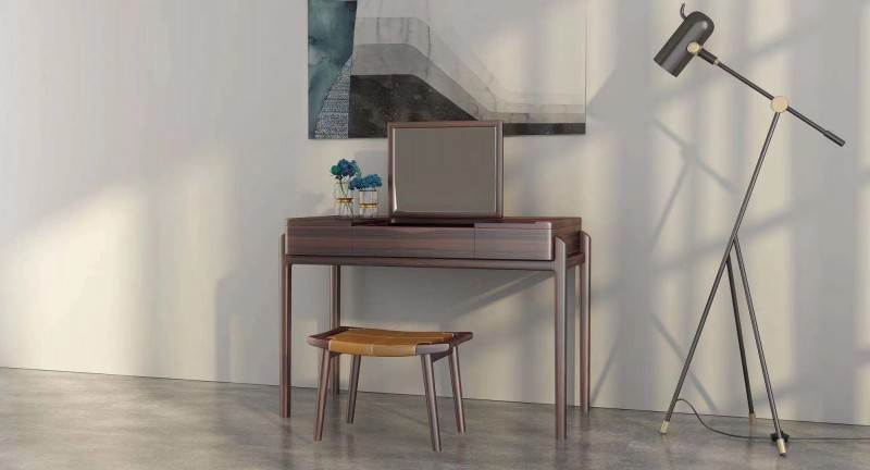 華強世家輕奢極簡烏金木家具廠家產品圖片(9)