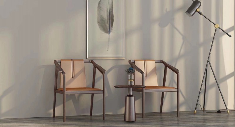 華強世家輕奢極簡烏金木家具廠家產品圖片(10)