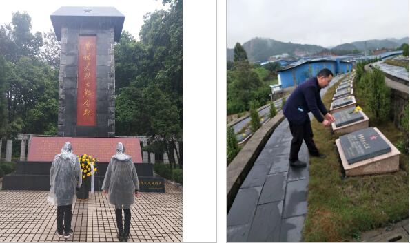 清明時節,南康家具行業退役軍人文明祭奠緬懷先烈