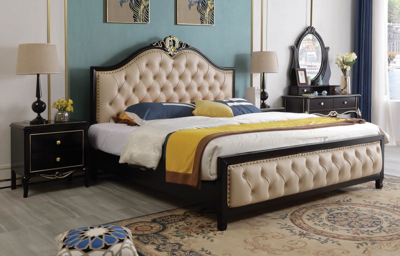 輕奢黑檀色系列大床809#