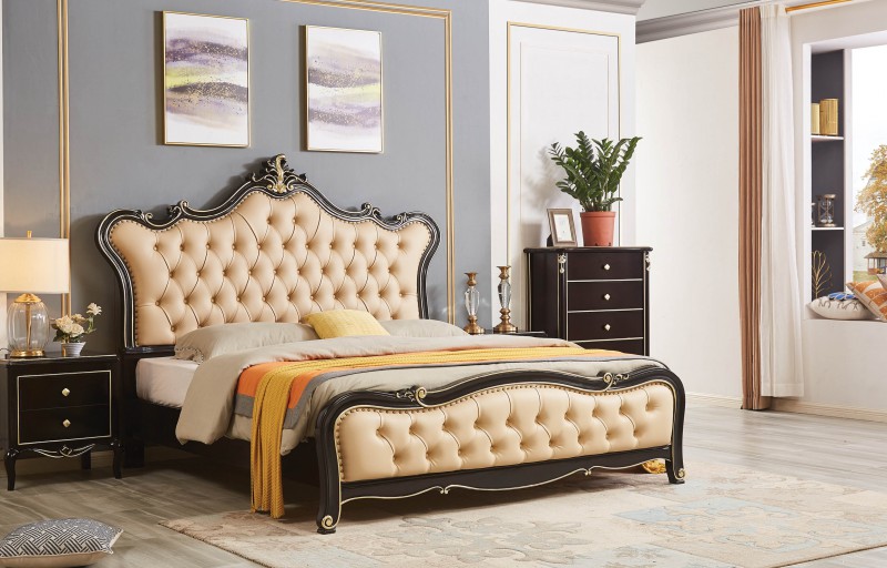 輕奢黑檀色系列大床806#