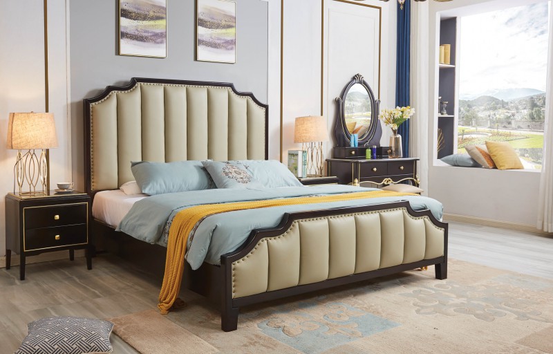 輕奢黑檀色系列大床203#