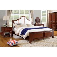 華夏國康美式復古胡桃色系列大床951#