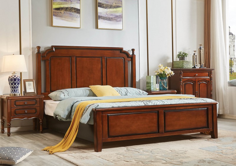 復古胡桃色系列大床230#