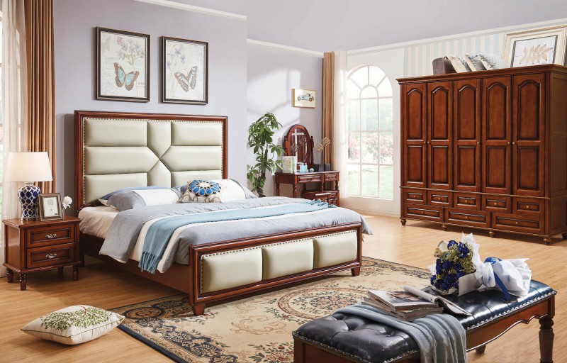 復古胡桃色系列大床202#