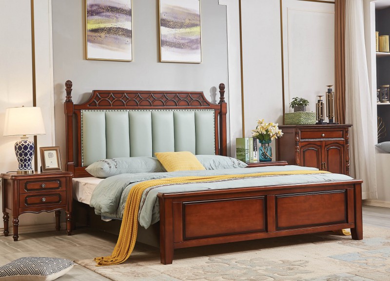 復古胡桃色系列大床206#