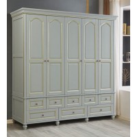 華夏國康簡美高級灰系列五門衣柜826#