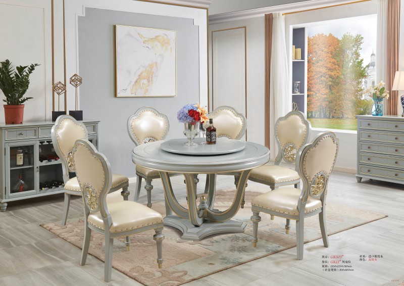 簡美高級灰系列圓桌GK305#