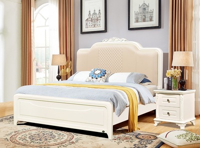 卓越皇朝大床1922#（靜音床）象牙白