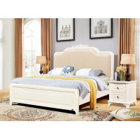 卓越皇朝大床1922#（靜音床）象牙白