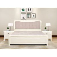 卓越皇朝大床1932#（靜音床）象牙白