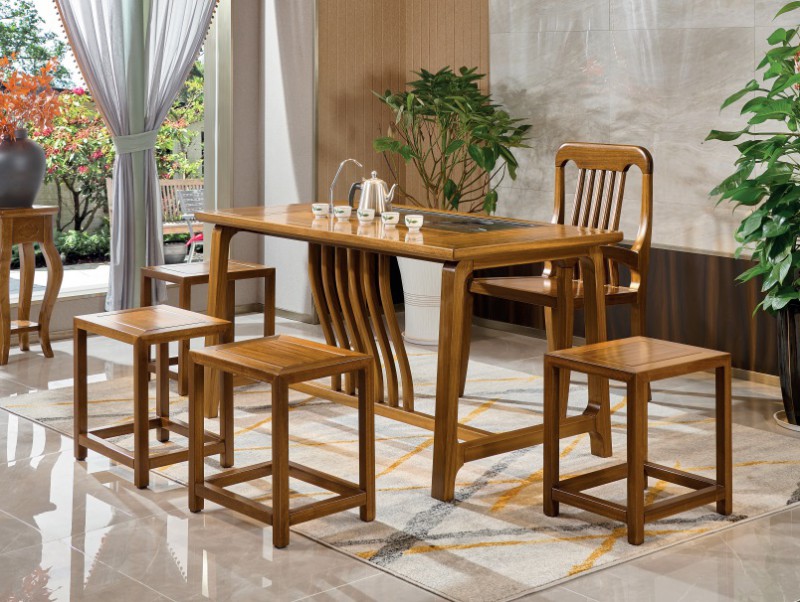 緬甸金絲柚木系列茶臺