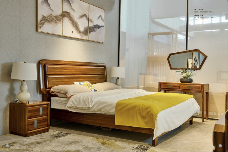 緬甸金絲柚木系列床621#