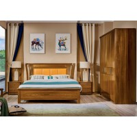 佐霖家具緬甸金絲柚木系列床622#