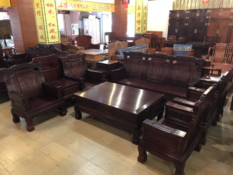 江西南康紅花梨紅木家具6
