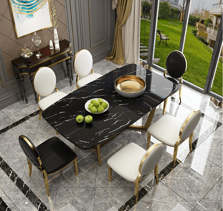 金匠家具輕奢餐桌2