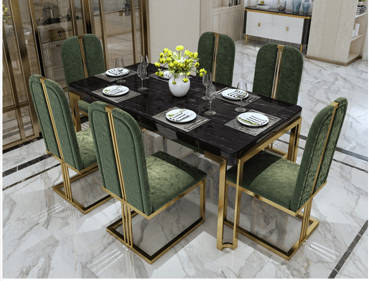 金匠家具輕奢餐桌14