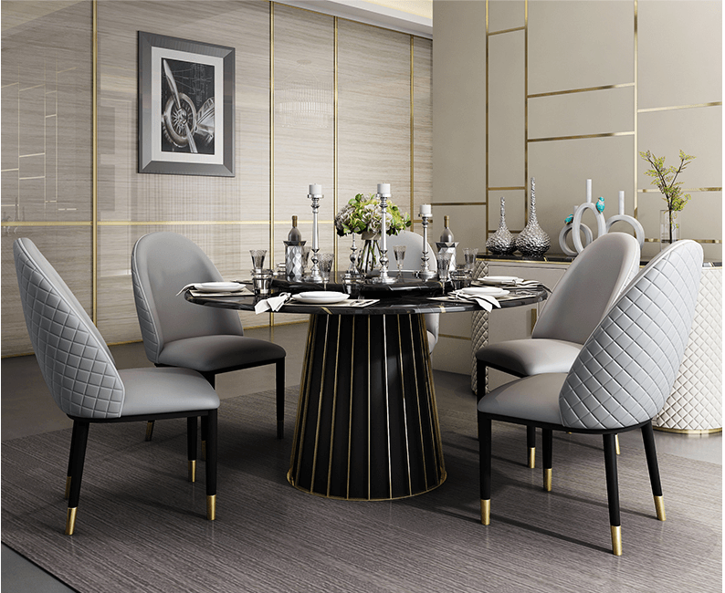 金匠家具輕奢餐桌21