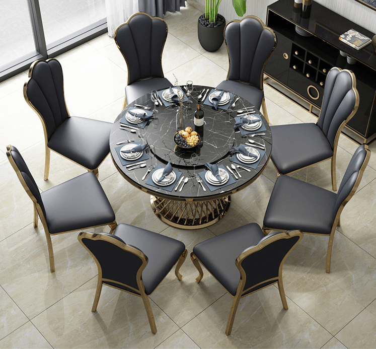 金匠家具輕奢餐桌32